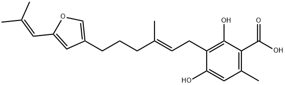 鸡冠菌酸, 80557-13-7, 结构式
