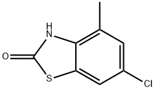 2(3H)-Benzothiazolone,6-chloro-4-methyl-(9CI) 结构式