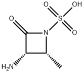 (2R,3S)-3-AMino-2-Methyl-4-oxo-1-azetidinesulfonic Acid, 80582-09-8, 结构式