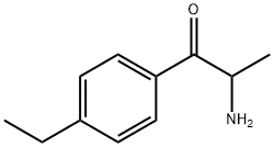 1-Propanone,  2-amino-1-(4-ethylphenyl)- Structure