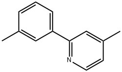 4-甲基-2-(间甲苯基)吡啶, 80635-91-2, 结构式