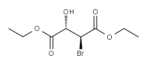 DIETHYL (2S,3S)-2-BROMO-3-HYDROXYSUCCINATE Structure