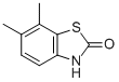 2(3H)-Benzothiazolone,6,7-dimethyl-(9CI) Struktur