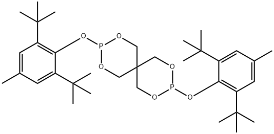 Bis(2,6-di-ter-butyl-4-methylphenyl)pentaerythritol-diphosphite Structure