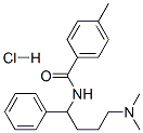 N-(4-dimethylamino-1-phenyl-butyl)-4-methyl-benzamide hydrochloride Structure