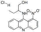 1-Butanol, 2-((1-nitro-9-acridinyl)amino)-, monohydrochloride Struktur