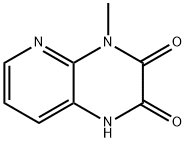 4-メチル-1,4-ジヒドロピリド[2,3-B]ピラジン-2,3-ジオン 化学構造式