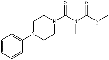 1-(2,4-Dimethylallophanoyl)-4-phenylpiperazine Structure