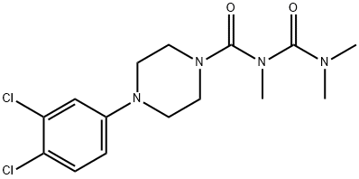 1-(3,4-Dichlorophenyl)-4-(2,4,4-trimethylallophanoyl)piperazine Structure