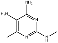 2,4,5-Pyrimidinetriamine,  N2,6-dimethyl- Structure