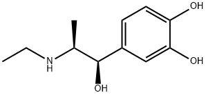 1,2-Benzenediol, 4-[(1R,2S)-2-(ethylamino)-1-hydroxypropyl]- (9CI) Structure