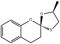 Spiro[2H-1-benzopyran-2,2-[1,3]oxathiolane], 3,4-dihydro-5-methyl-, (2S,5S)- (9CI) Structure