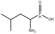 Phosphinic  acid,  P-(1-amino-3-methylbutyl)- 结构式