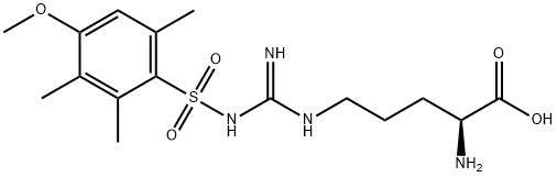 N'-(4-甲氧基-2,3,6-三甲基苯磺酰基)-L-精氨酸 结构式