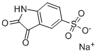 靛红-5-磺酸钠 结构式