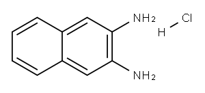 naphthalene-2,3-diamine hydrochloride  Structure