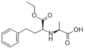 (AS)-A-[[(1S)-1-羧乙基]氨基]-苯丁酸1-乙酯盐酸盐, 80828-26-8, 结构式