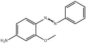 3-methoxy-4-aminoazobenzene 结构式