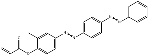 分散黄 7 丙烯酸酯, 80839-78-7, 结构式