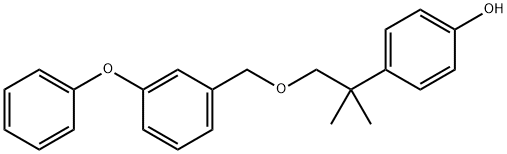 醚菊酯-脱乙基, 10ΜG /ΜL于环己烷 结构式