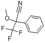 2-メトキシ-2-フェニル-3,3,3-トリフルオロプロピオニトリル 化学構造式