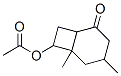 Bicyclo[4.2.0]octan-2-one, 7-(acetyloxy)-4,6-dimethyl- (9CI) Structure
