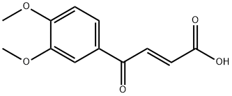 (E)-4-(3,4-二甲氧基苯基)-4-氧代-2-丁烯酸乙酯, 80937-23-1, 结构式