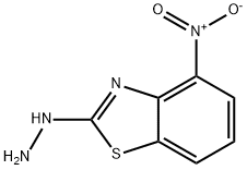 2(3H)-Benzothiazolone,4-nitro-,hydrazone(9CI) Struktur