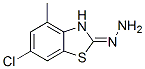 2(3H)-Benzothiazolone,6-chloro-4-methyl-,hydrazone(9CI) Structure