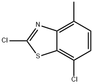 2,7-DICHLORO-4-METHYL-1,3-BENZOTHIAZOLE, 80945-85-3, 结构式