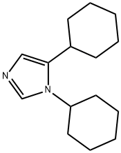 1,5-DICYCLOHEXYLIMIDAZOLE Struktur
