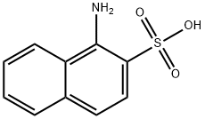 1-アミノナフタレン-2-スルホン酸 化学構造式