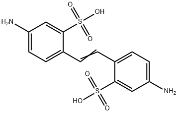 4,4'-二氨基二苯乙烯-2,2'-二磺酸 结构式