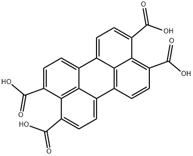 3,4,9,10-ペリレンテトラカルボン酸 化学構造式