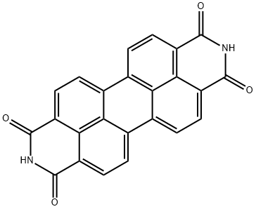 3,4,9,10-Perylenetetracarboxylic diimide Struktur
