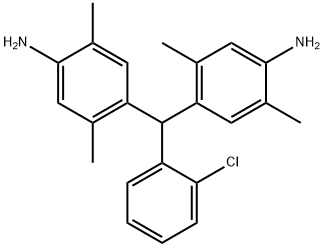 4,4'-(2-chlorobenzylidene)di-2,5-xylidine 结构式