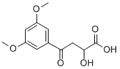 4-(3,5-Dimethoxyphenyl)-4-oxo-2-hydroxybutanoic acid Structure