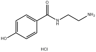 N-(2-アミノエチル)-4-ヒドロキシベンズアミド・塩酸塩 化学構造式