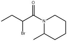 1-(2-溴丁酰)-2-甲基哌啶 结构式
