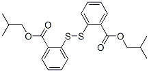2,2'-ジチオビス(安息香酸2-メチルプロピル) 化学構造式