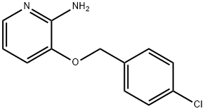 2-amino-3-[(4-chlorobenzyl)oxy]pyridine 结构式