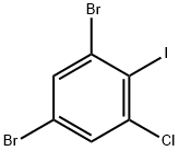 1-氯-3,5-二溴-2-碘苯 结构式