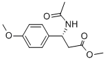 Methyl (R)-3-acetamido-3-(4-methoxyphenyl)propanoate Struktur