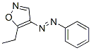 Isoxazole, 5-ethyl-4-(phenylazo)- (9CI) Structure