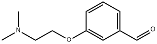 3 - [2 - (二甲氨基)乙氧基]苯甲醛 结构式