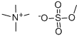 N,N,N-トリメチルメタンアミニウム·メチルスルファート 化学構造式