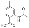 Benzoic acid, 2-(acetylamino)-4-methyl- (9CI) Struktur