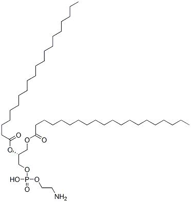 ビスイコサン酸(R)-1-[[[(2-アミノエトキシ)ヒドロキシホスフィニル]オキシ]メチル]-1,2-エタンジイル 化学構造式