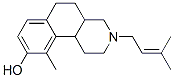 9-hydroxy-10-methyl-3-(3-methyl-2-butenyl)-1,2,3,4,4a,5,6,10b-octahydrobenzo(f)isoquinoline 结构式