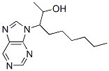 9-(2-hydroxy-3-nonyl)purine Struktur